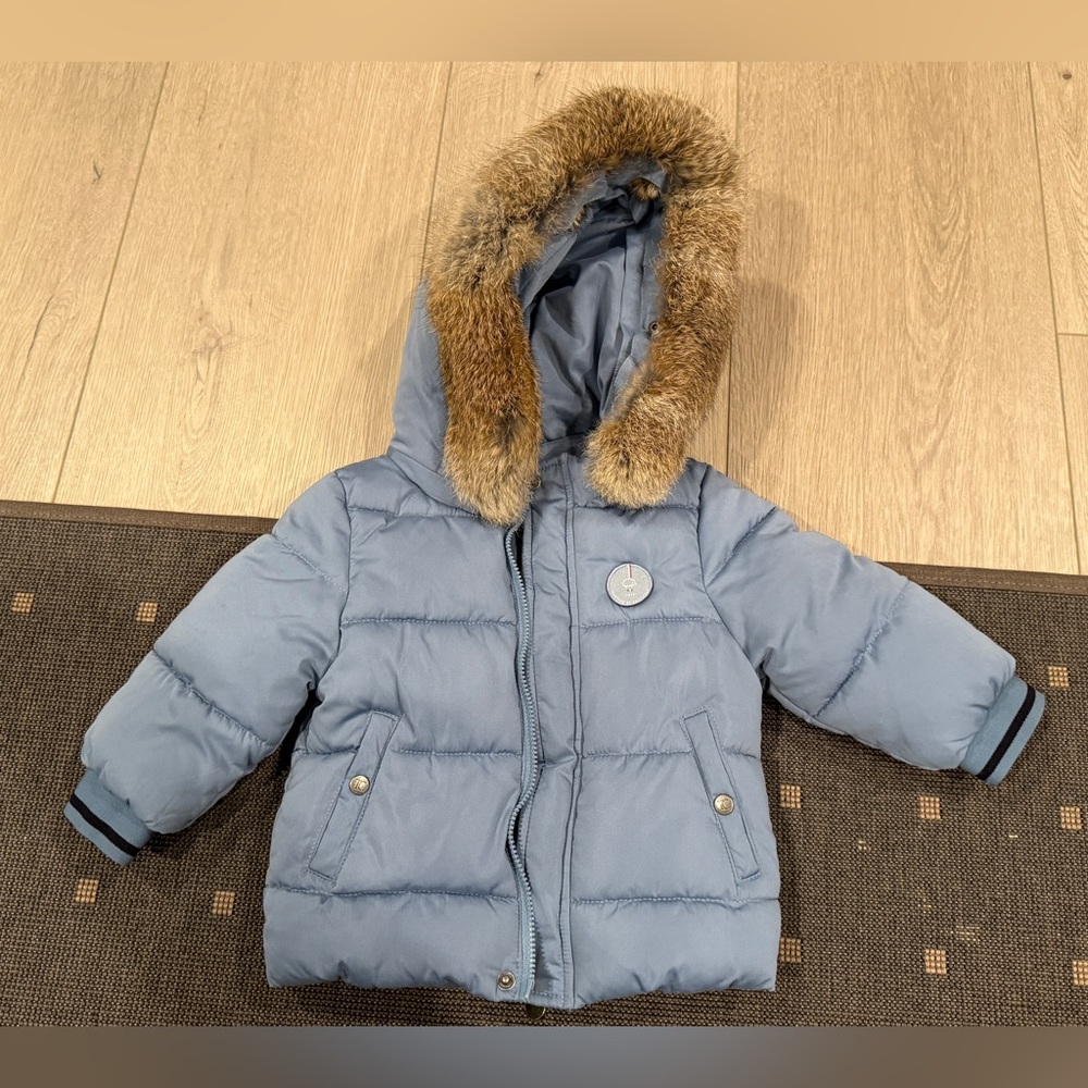 Blue Tartine le Chocolat Coat for Toddler